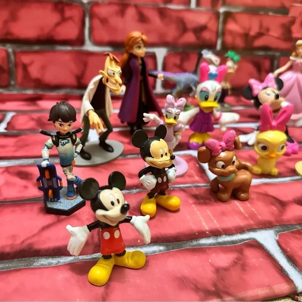 Disney cake toppers lot figures